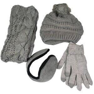 Winter Gray Accessory 4 Piece Set -P